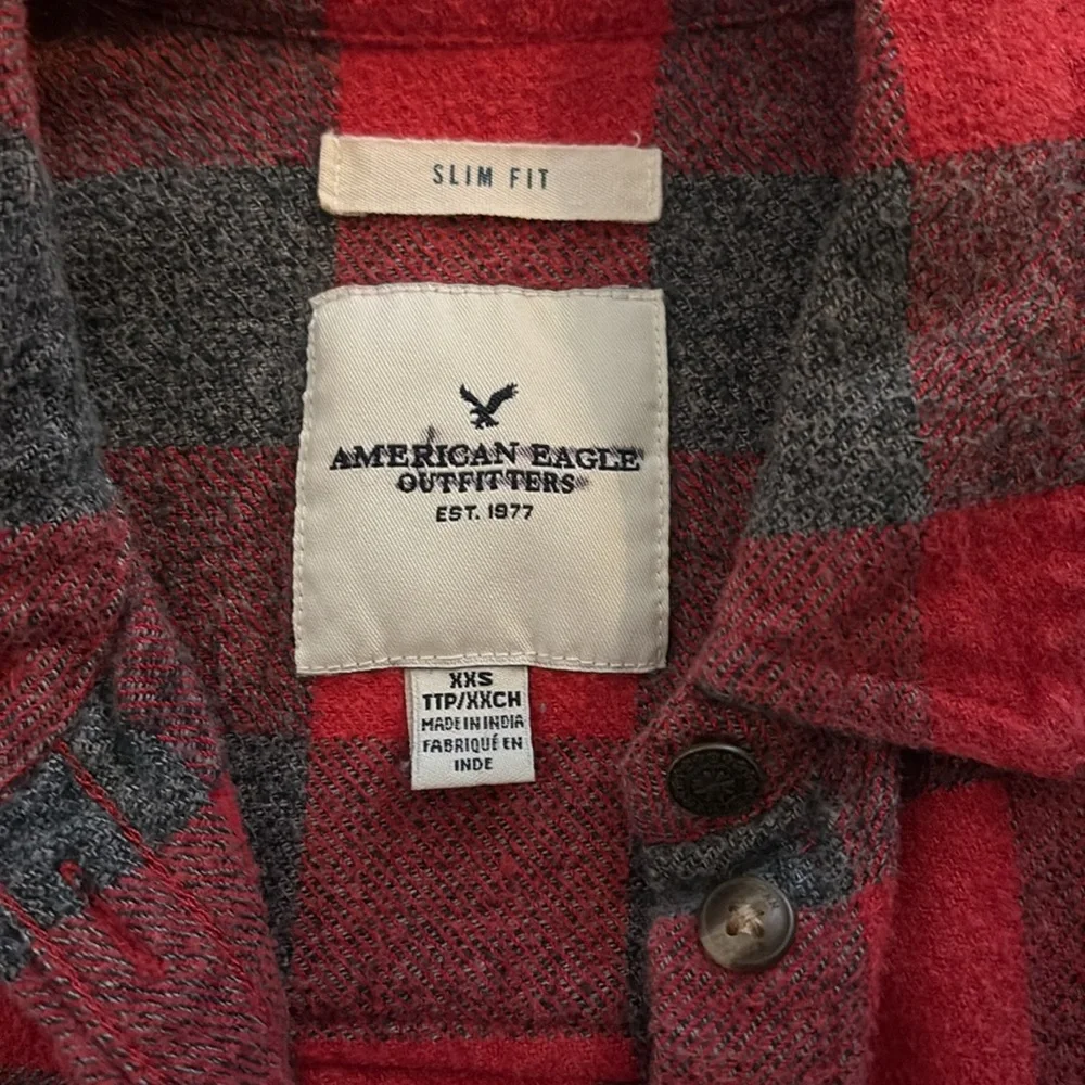 Long sleeve American eagle slim fit flannel - Picture 2 of 3